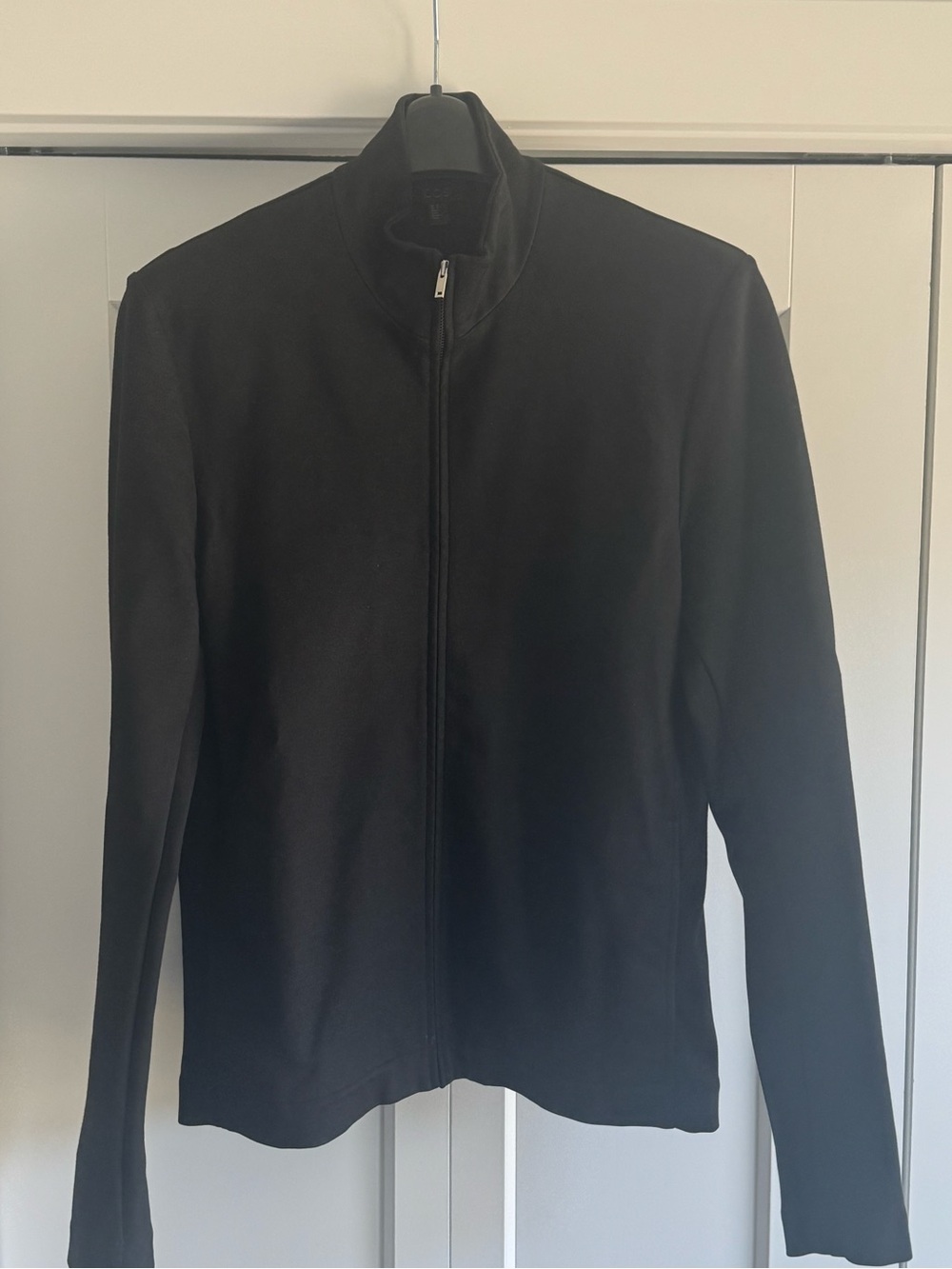 COS Black Knit Zip Jacket